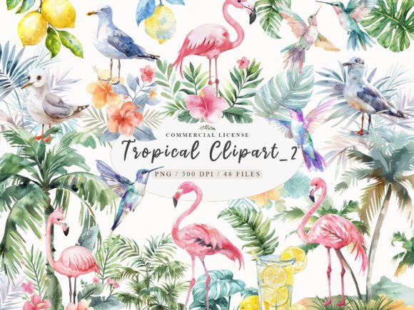 Flamingo Watercolor Clipart: A Versatile Illustration for Content